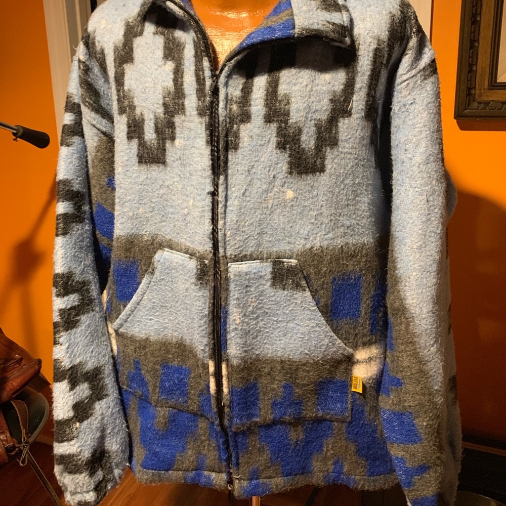 Molina Indian Drawing Aztec Southwestern Jacket